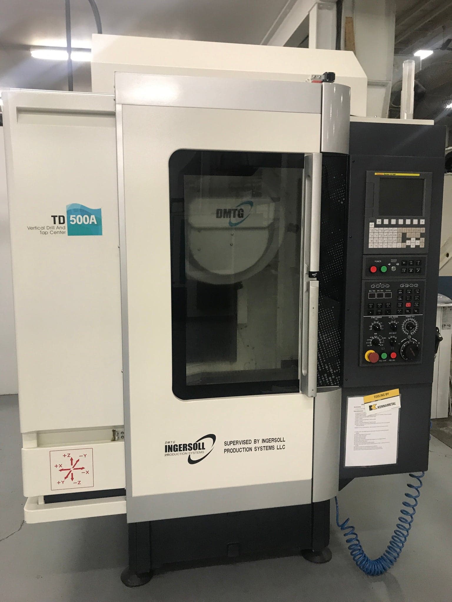 Ingersoll TD-500A High Speed Drill & Tap Center, 2016 - Fanuc oi-MF Control