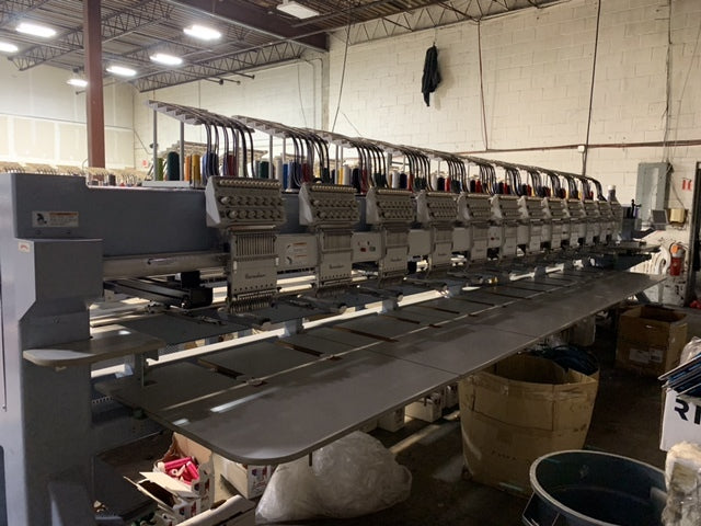12 Head Barudan BEKS-S1515C Embroidery Machine, 2017 - Image 2