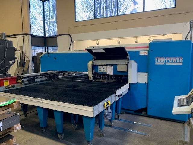 22 Ton Finn Power A5-20SB CNC Turret Punch, 1997 - Thick Turret