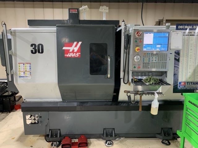 Haas ST-30 CNC Lathe, 2015 - C Axis, Auto Door, Tailstock, CC, Live Tooling