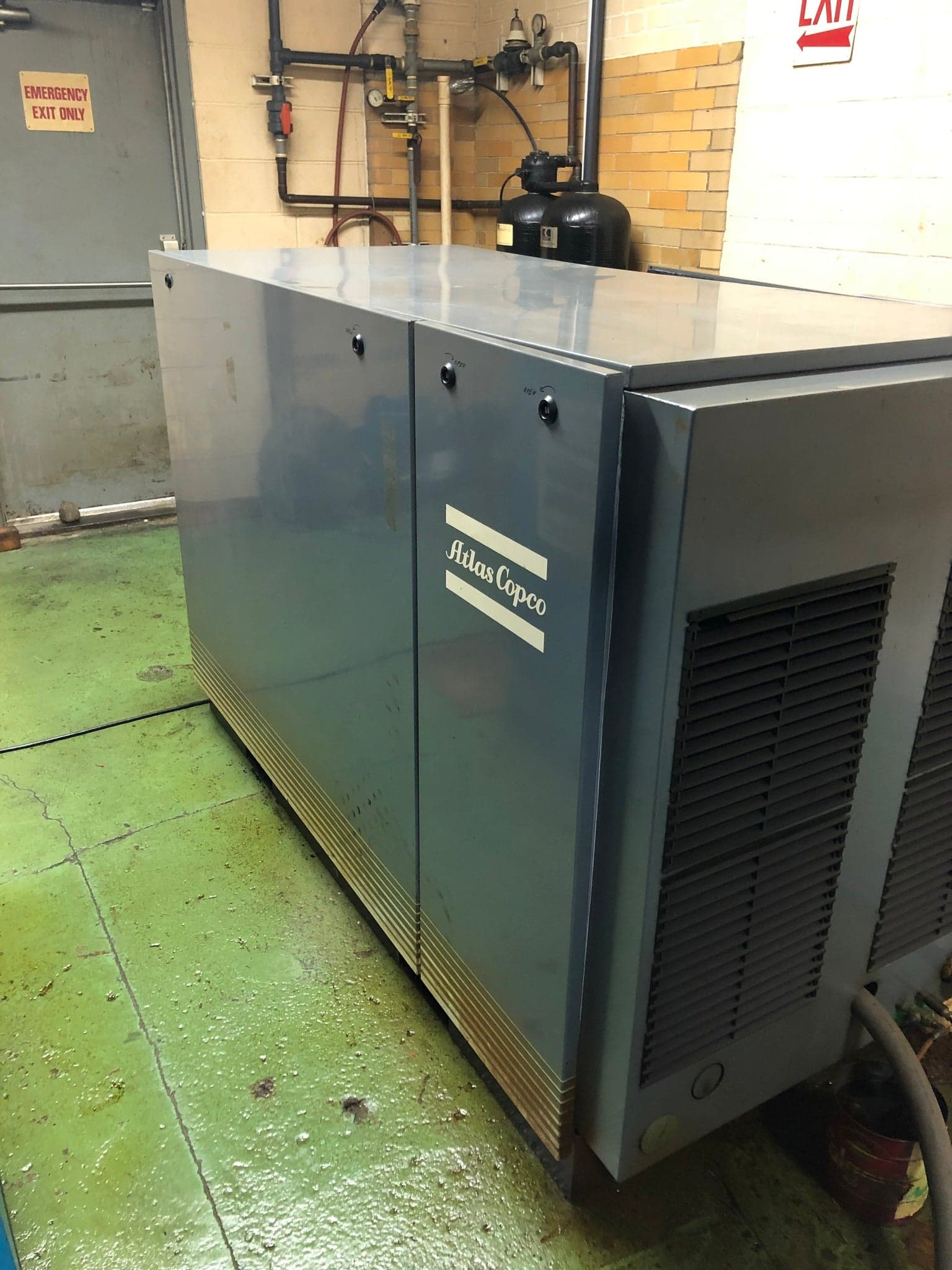 50 Hp Atlas Copco GA-37 Screw Air Compressor, 1990