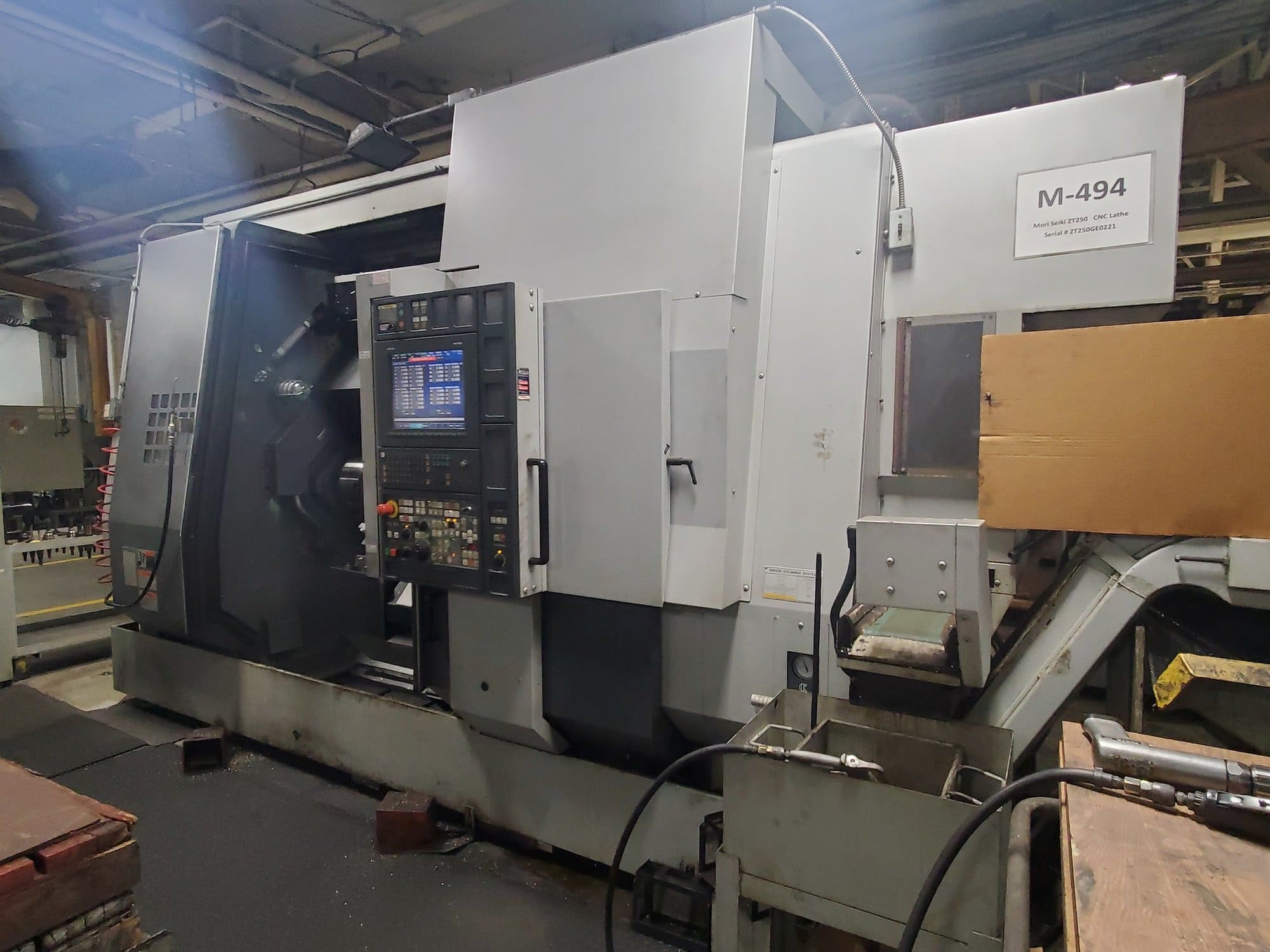 Mori Seiki ZT2500Y CNC Turning Center, 2007 - Y Axis, Live Tooling, Twin Turret, Twin Spindle
