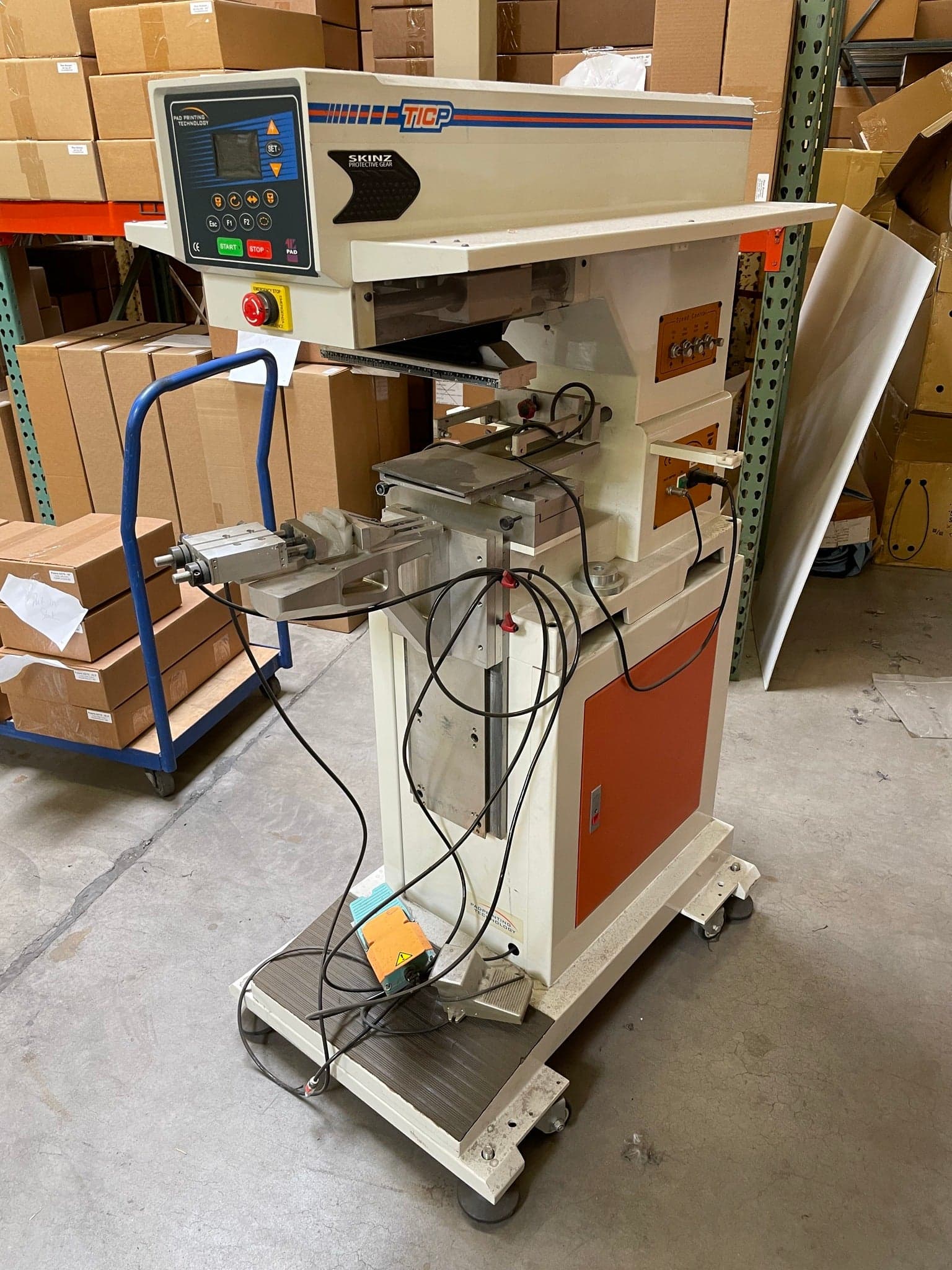 TIC Single Color Automatic Pad Printer PRL1, 2010 - Stand Included