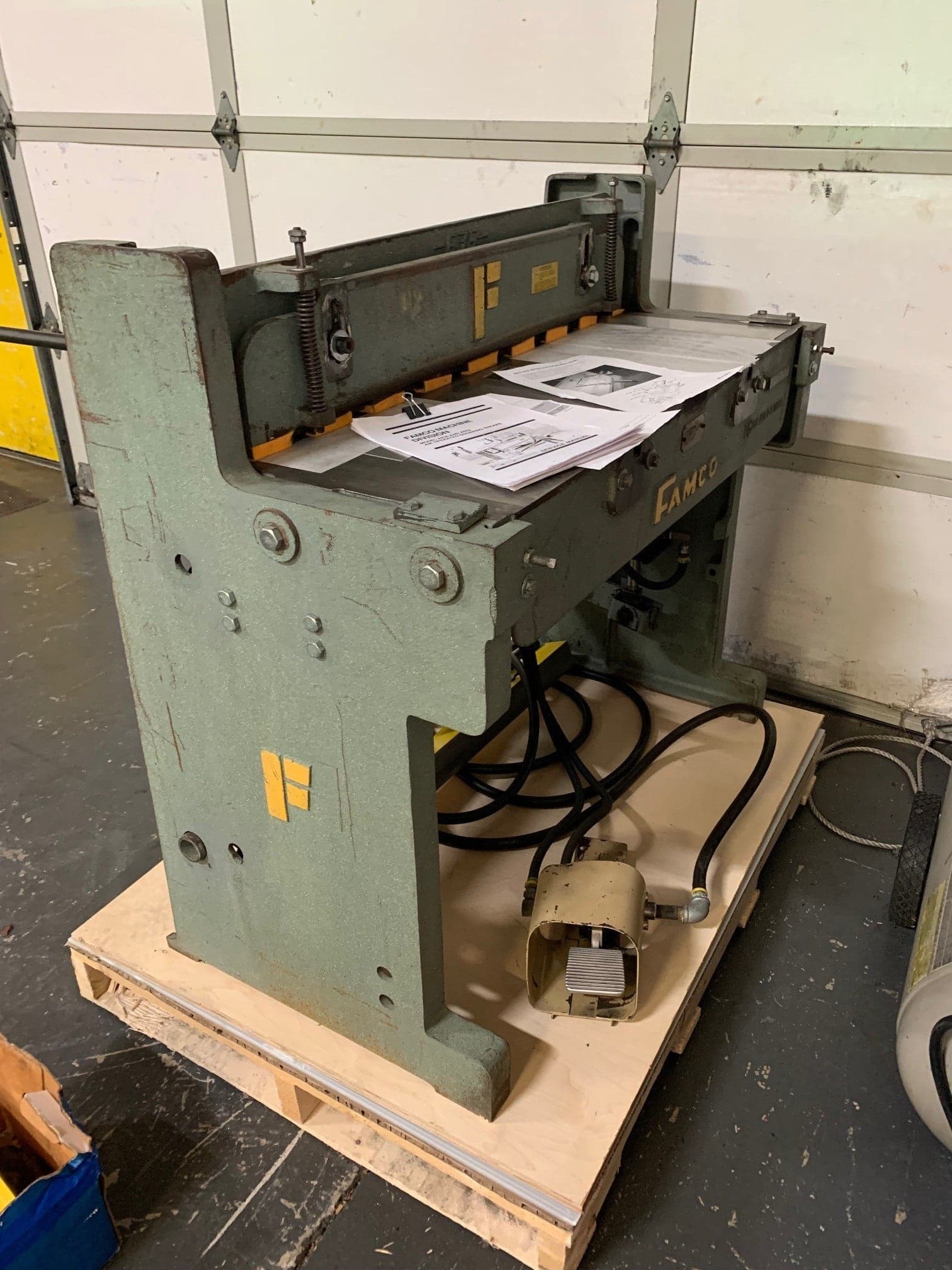 16 Gauge x 36" Famco A636 Shear - Backgauge Included - Image 2