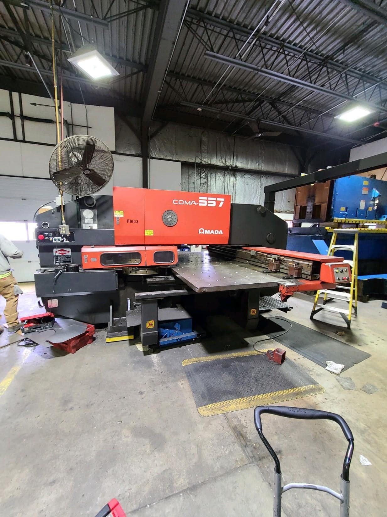 55 Ton Amada Coma 557 CNC Turret Punch, 1991
