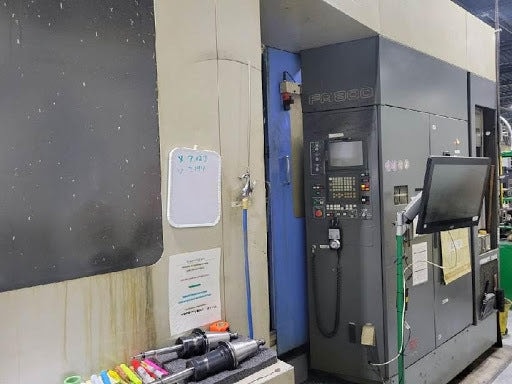 Toyoda FA800 800mm Pallet HMC, 1999 - Under Power, Fanuc Control