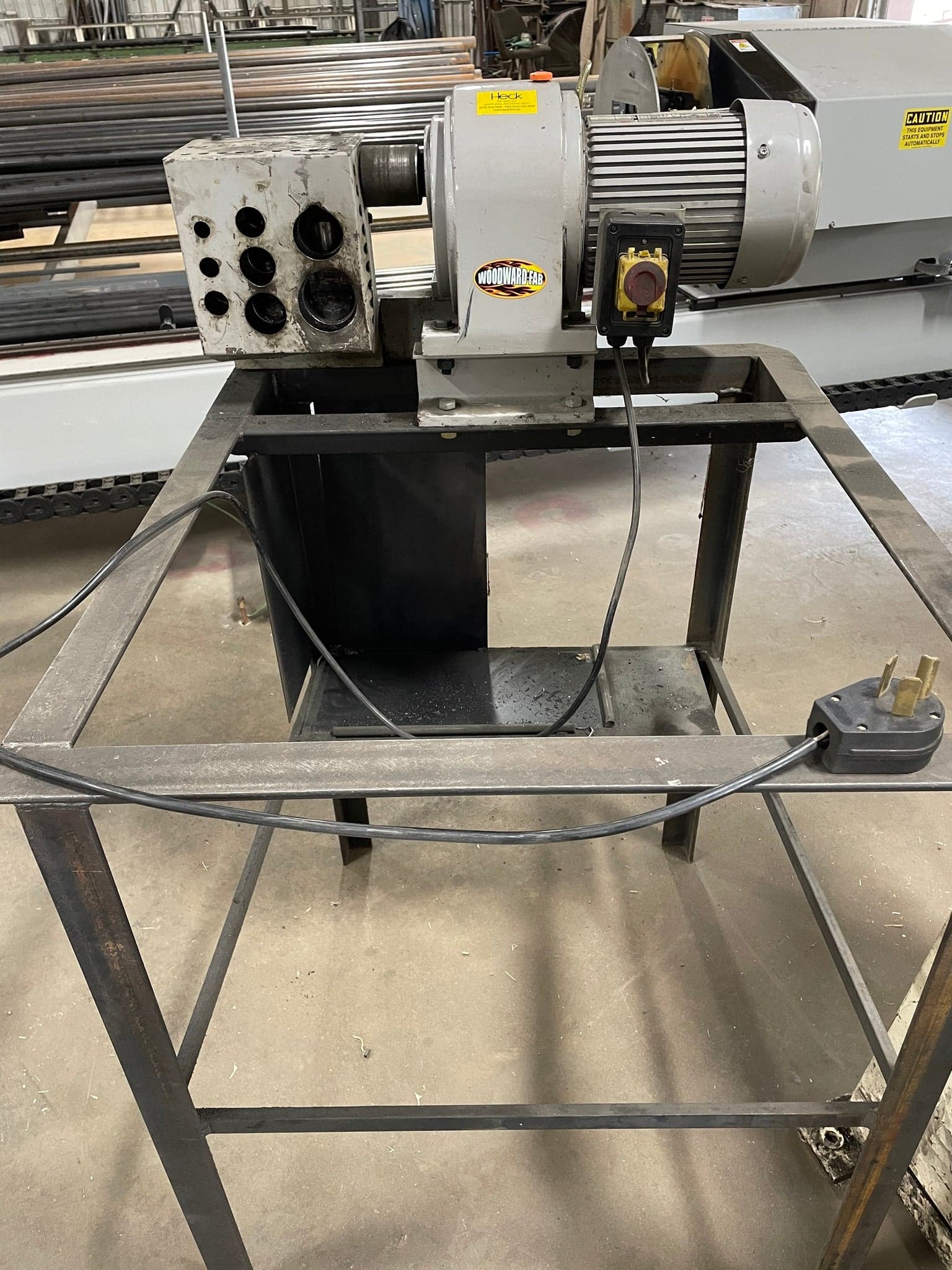 Heck WFN4 Pipe & Tube Notcher, 2016- With Table
