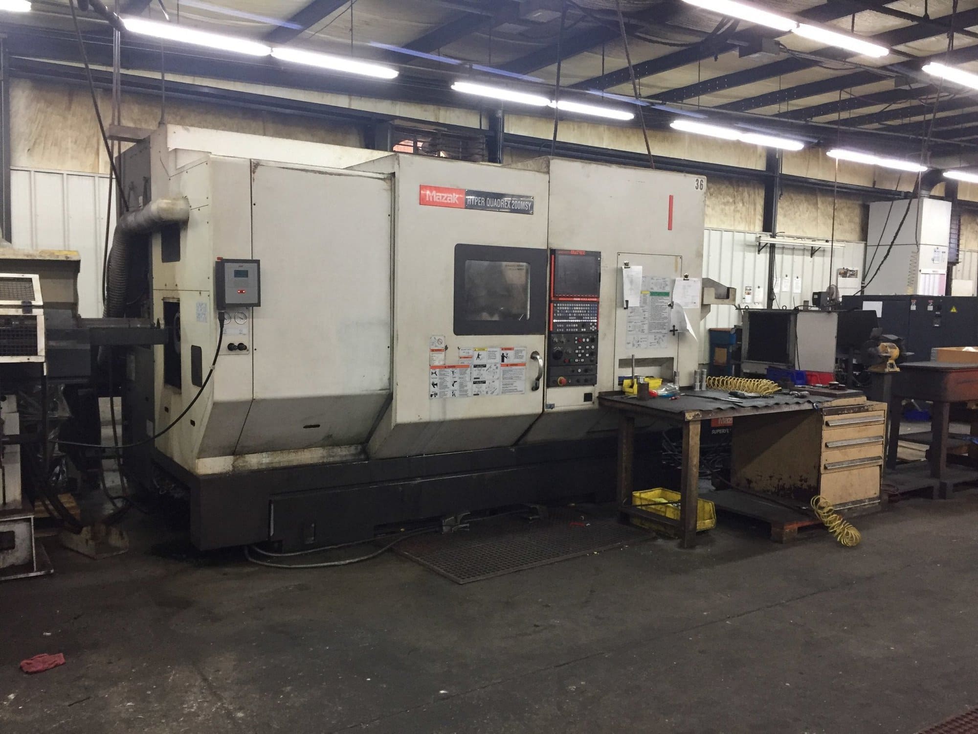 Mazak Hyper Quadrex 200MSY CNC Lathe, 2010