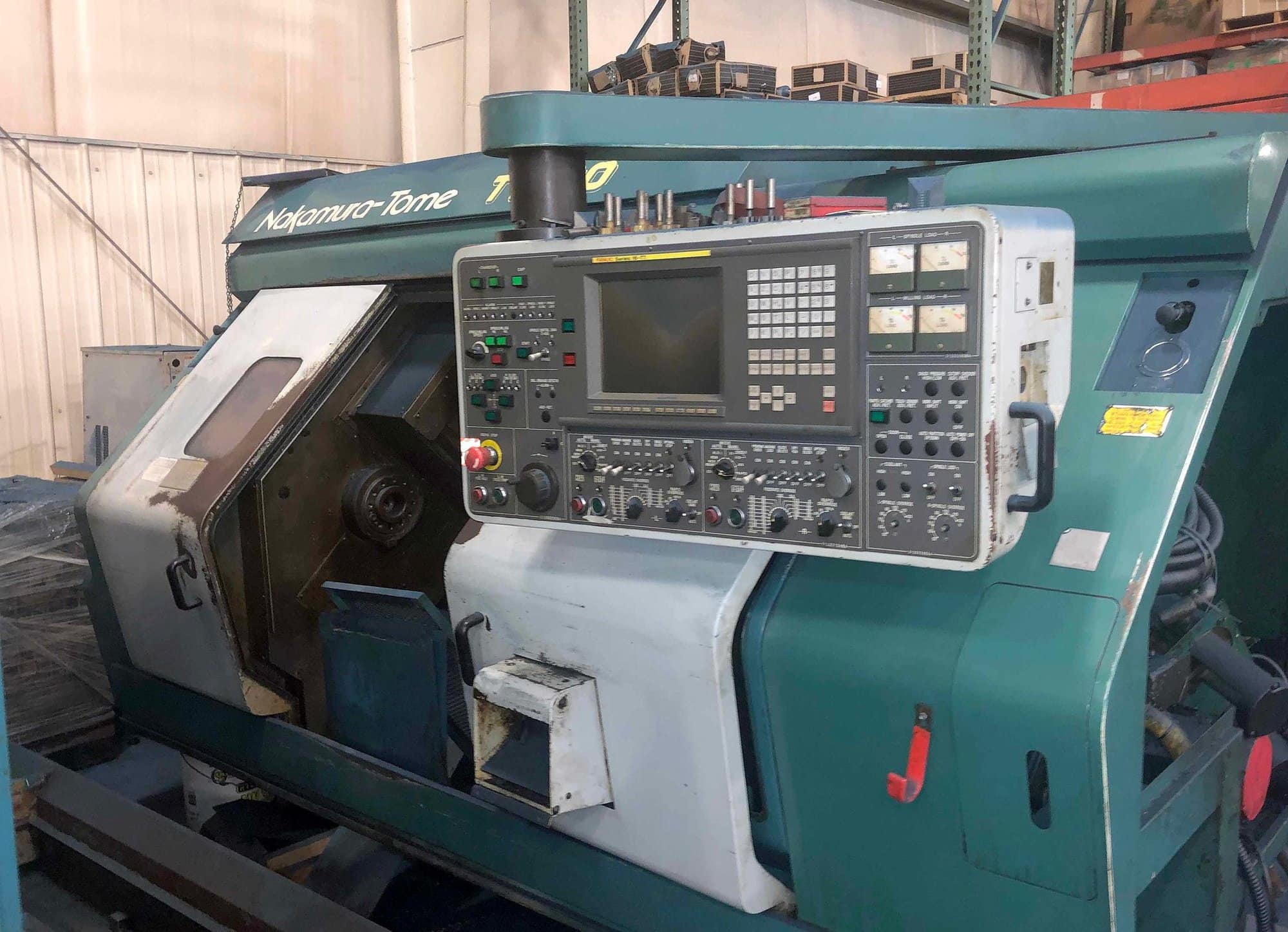 Nakamura-Tome TW-20 Live Tool CNC Lathe, 1992 - Twin Spindle, Twin Turret, Fanuc