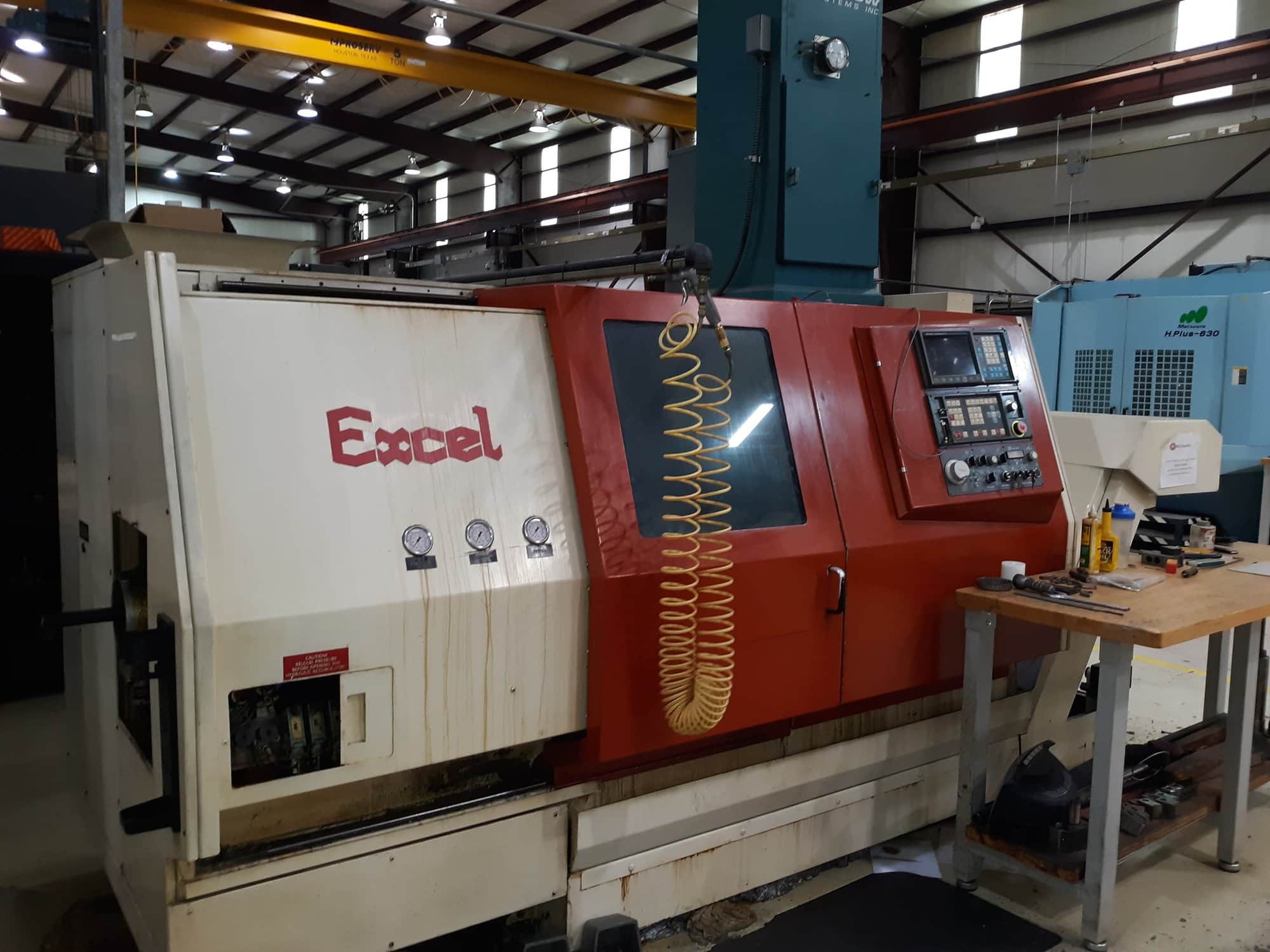 Excel SL-320/600 CNC Turning Center, 1999 - Fanuc Control, Tool Setter, Tailstock