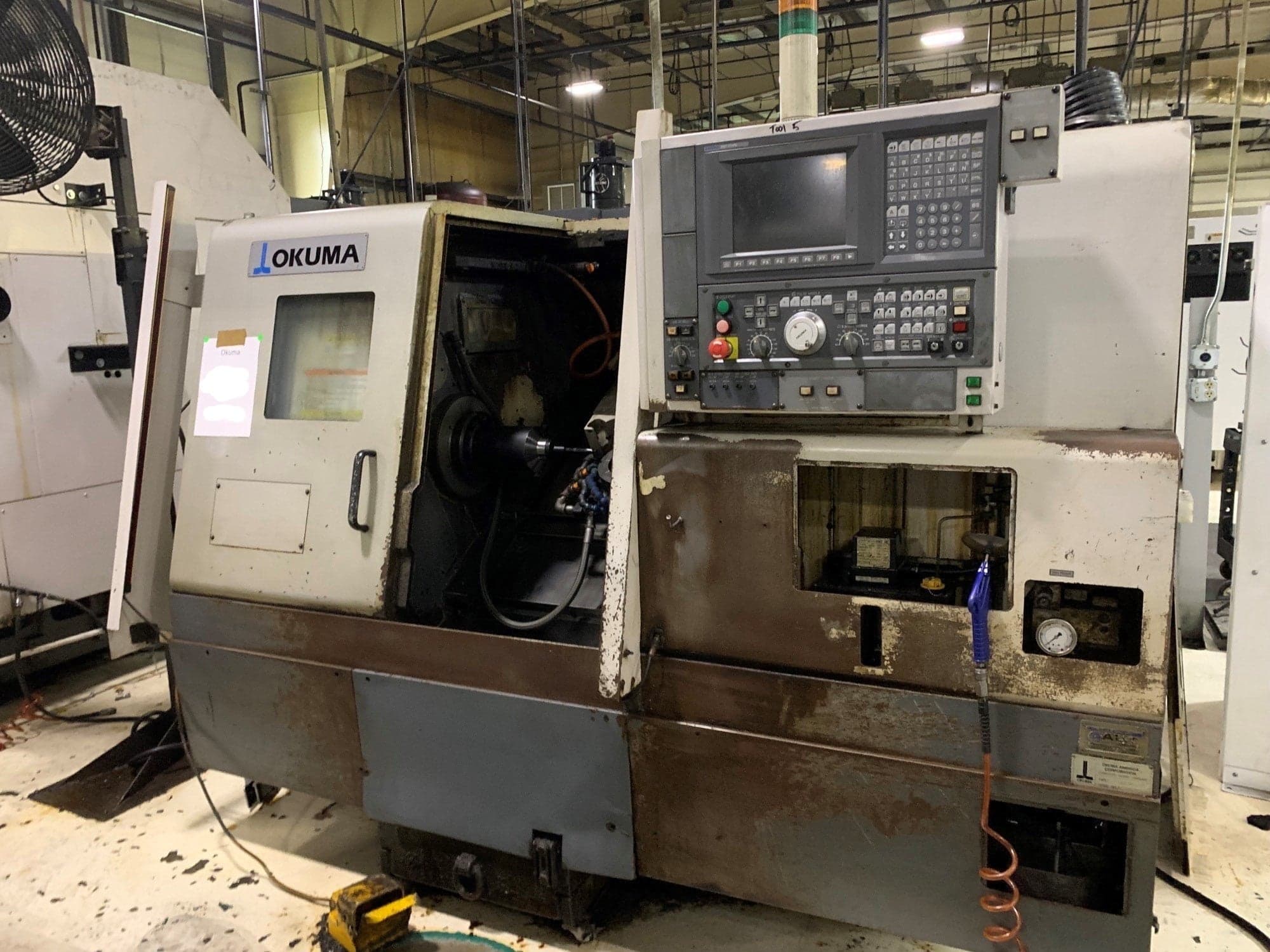 Okuma Captain-L370-W CNC Lathe, 2005 - OSP-E100L Control (Custom Built)