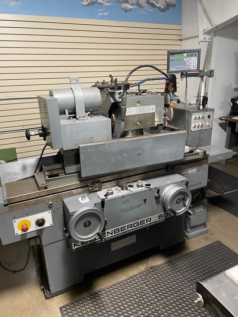 Kellenberger 600U-125 Manual Cylindrical Grinder, 1982 - Newall Digital Readout