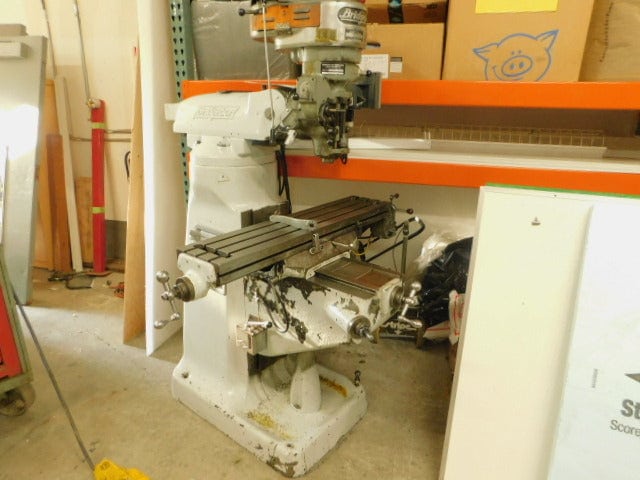 Bridgeport Series 1/J Head Manual Knee Mill W/ DRO Screen - Image 7