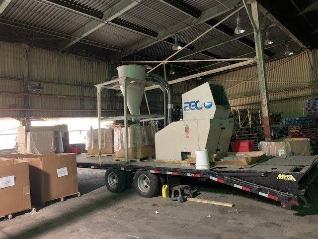 Trailer Mounted Grinder/Cyclone AEC 30 HP Grinder With Cyclone And 60KW Diesel Generator
