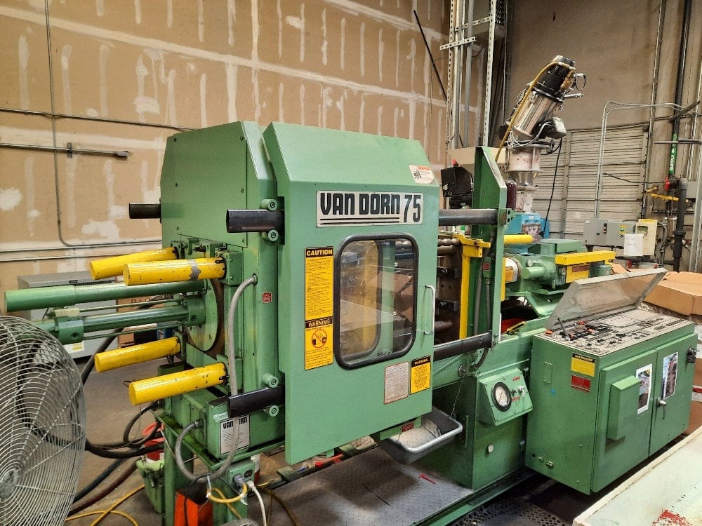 75 Ton Van Dorn 75-RS-5F-VV Injection Molding Machine, 1986