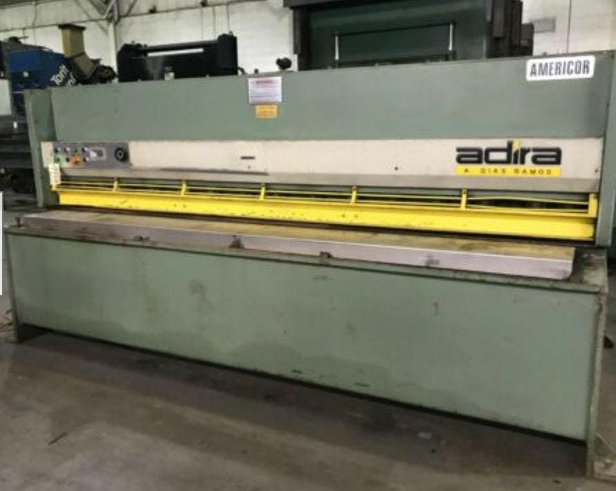 1/4"x10' Adira GHS-0630 Hydraulic Shear, 1994