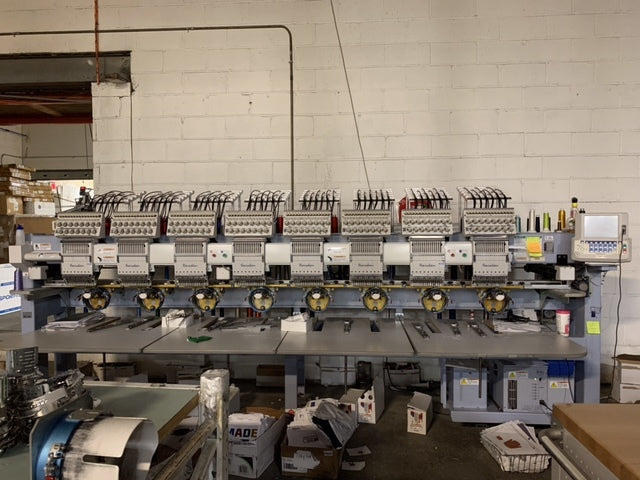 8 Head Barudan BEXY-S1506011 Embroidery Machine, 2016