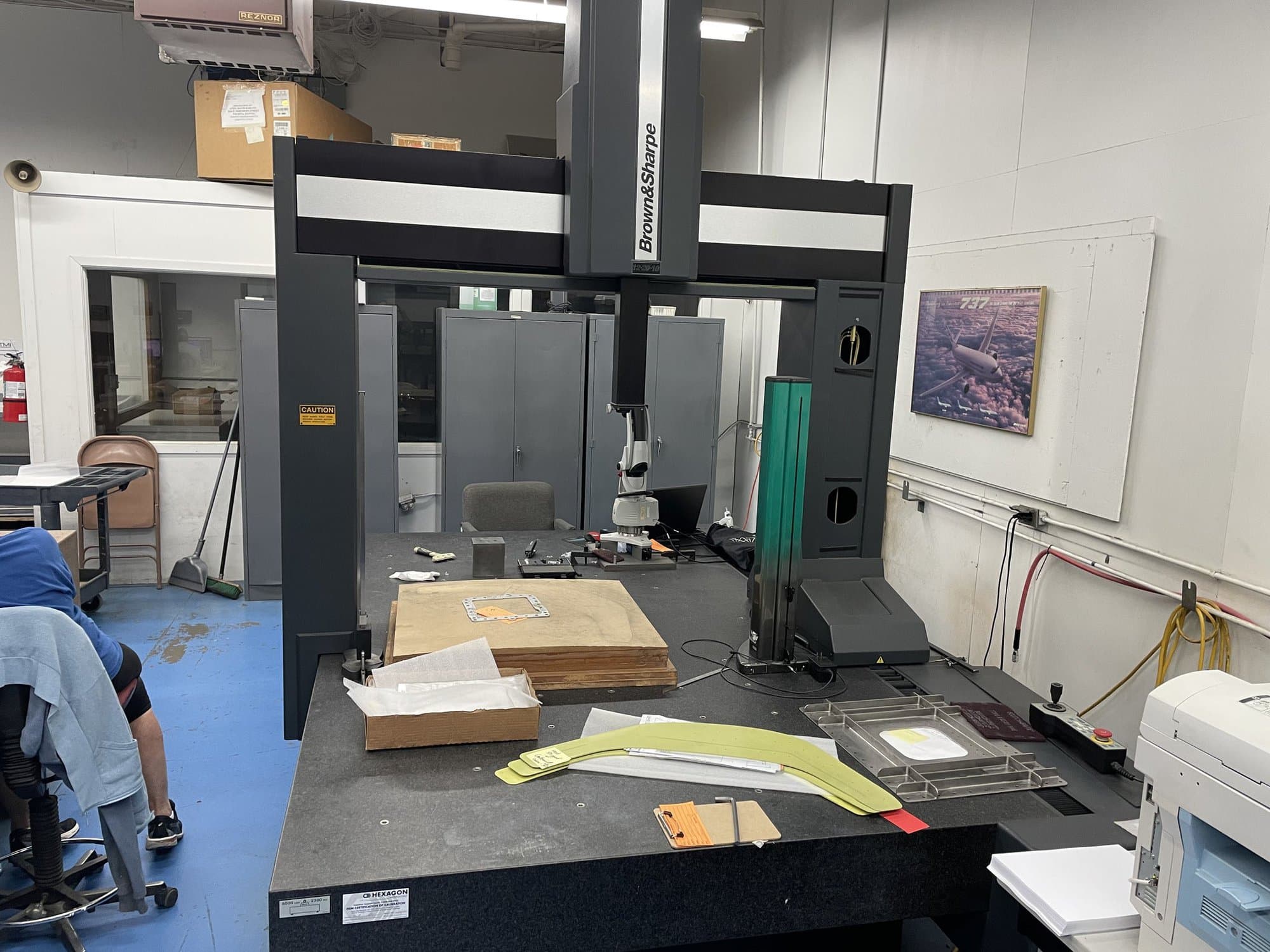 Brown & Sharpe CMM Hexagon Metrology Measuring Machine, 1995 - 63" x 112" Surface Plate (Needs Software Update) - Image 2