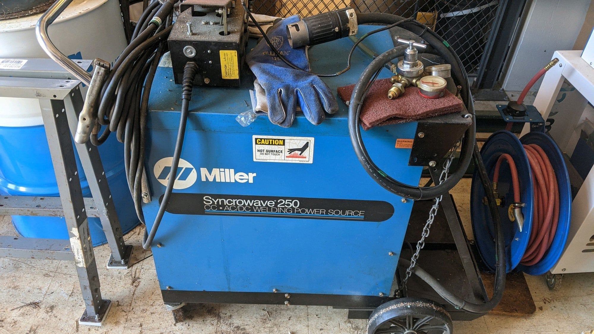 Miller Syncrowave 250 CC AC/DC Welding Power Source, 1991