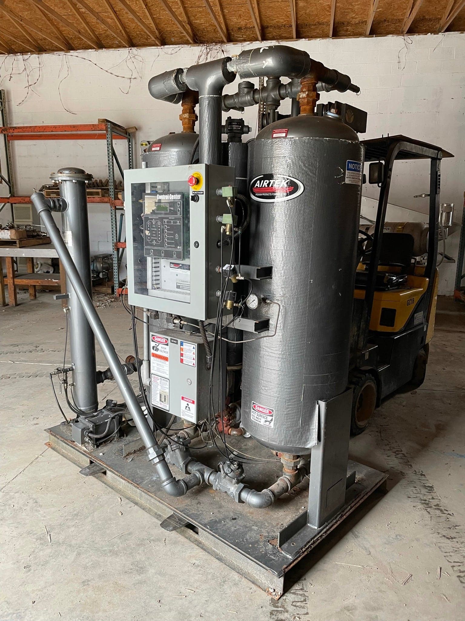 Airtek TWP-500 Externally Heated Desiccant Dryer, 2014