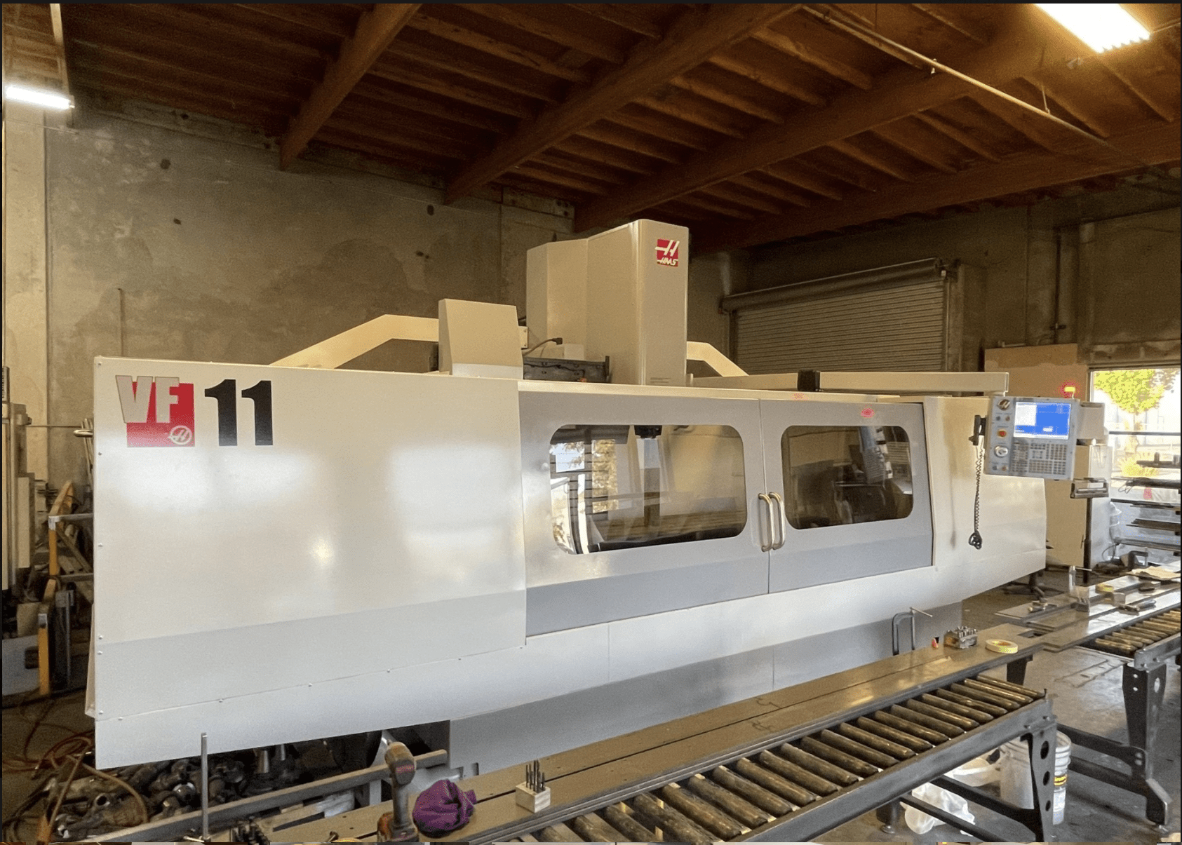 Haas VF-11 CNC VMC, 2000 - Upgraded Control, CAT 50 Spindle Taper, 4th Axis, Renshaw Probing, TSC Included