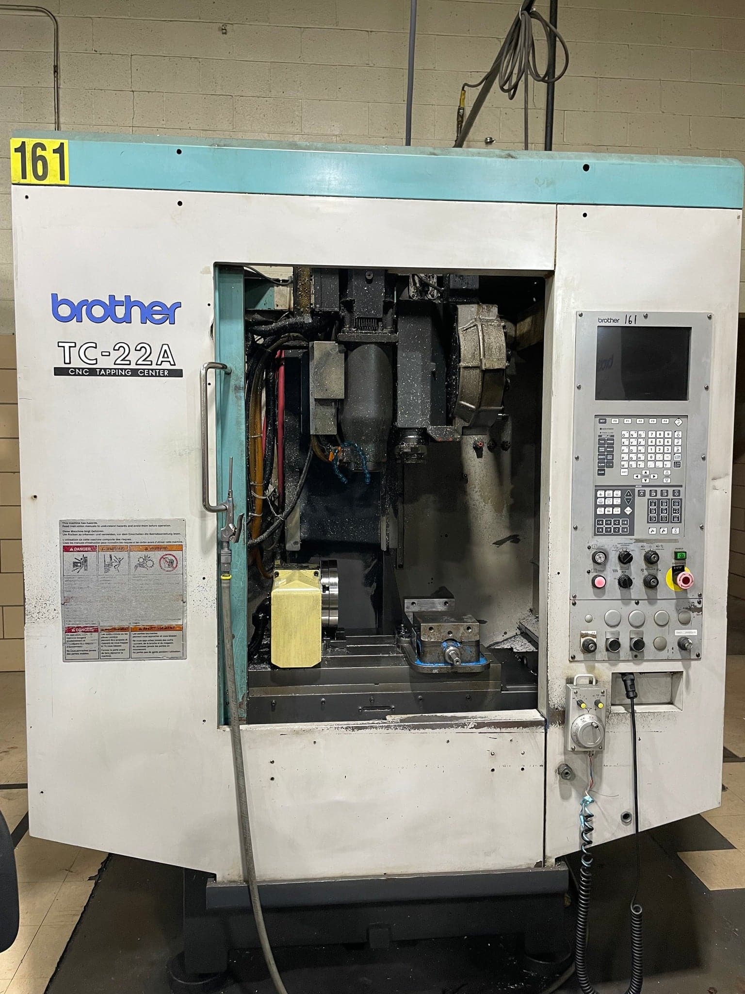 Brother TC-22A VMC, 2001 - 4-Axis Nikken Indexer