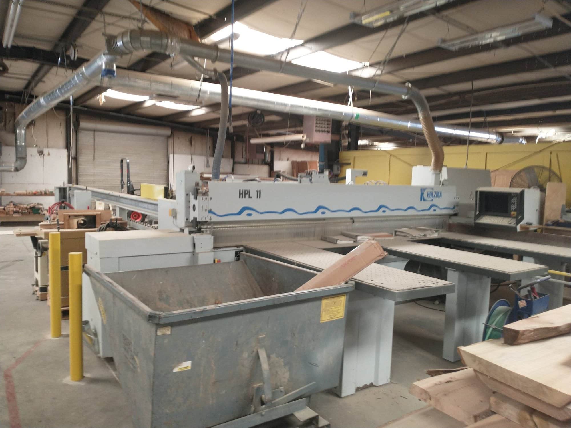 Holzma HPL 11- 38/160 Panel Saw, 1999 - Rear Loading