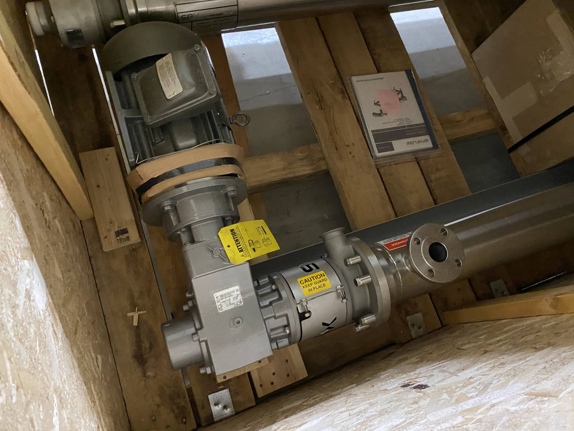 SPX Flow Votator LD Series 5x80 Scraped Surface Heat Exchanger Unit 1, 2019 - NEVER USED!