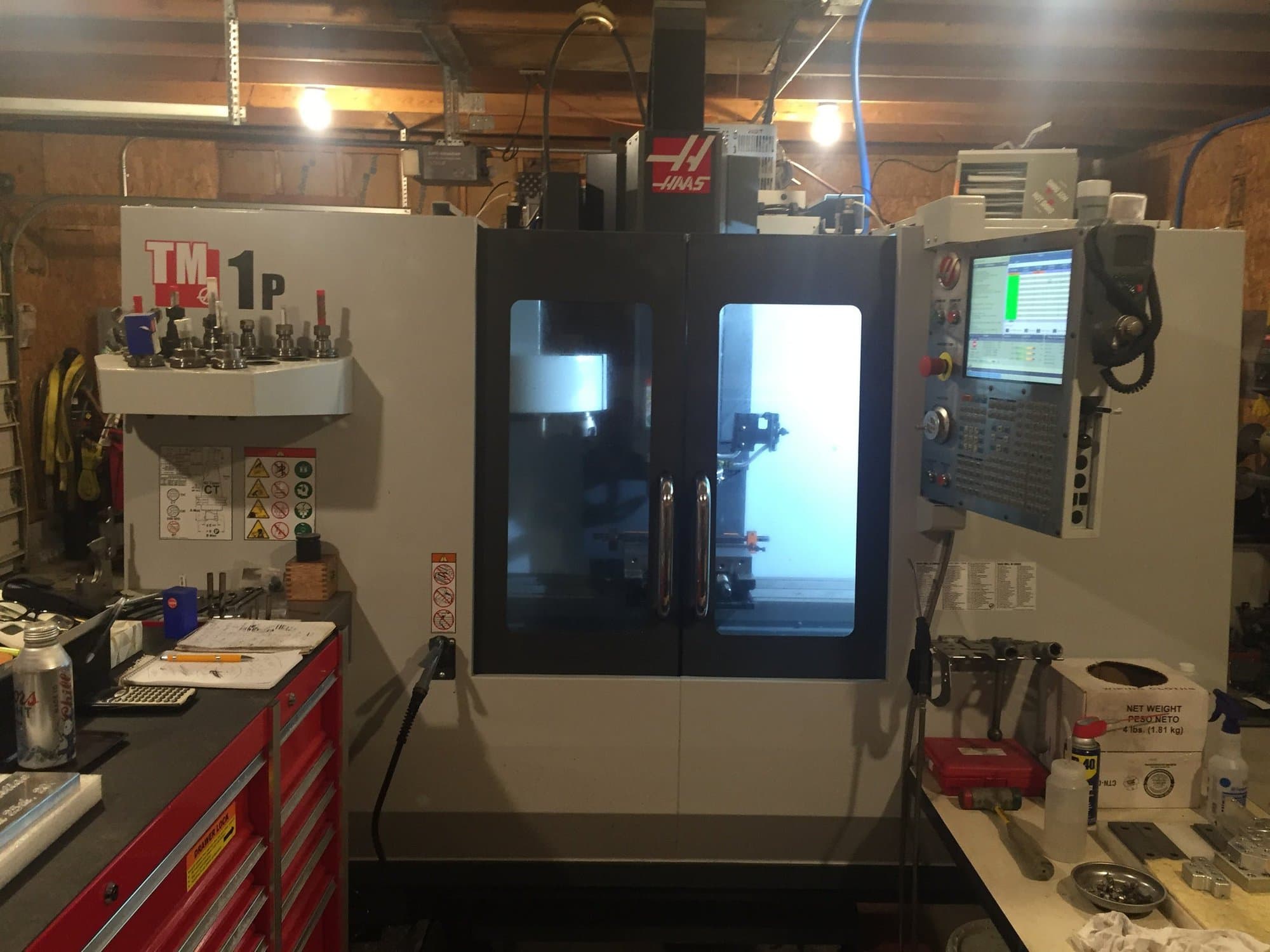 Haas TM-1P CNC VMC, 2017 - Rigid Tapping, Tooling Available at Addt'l Cost