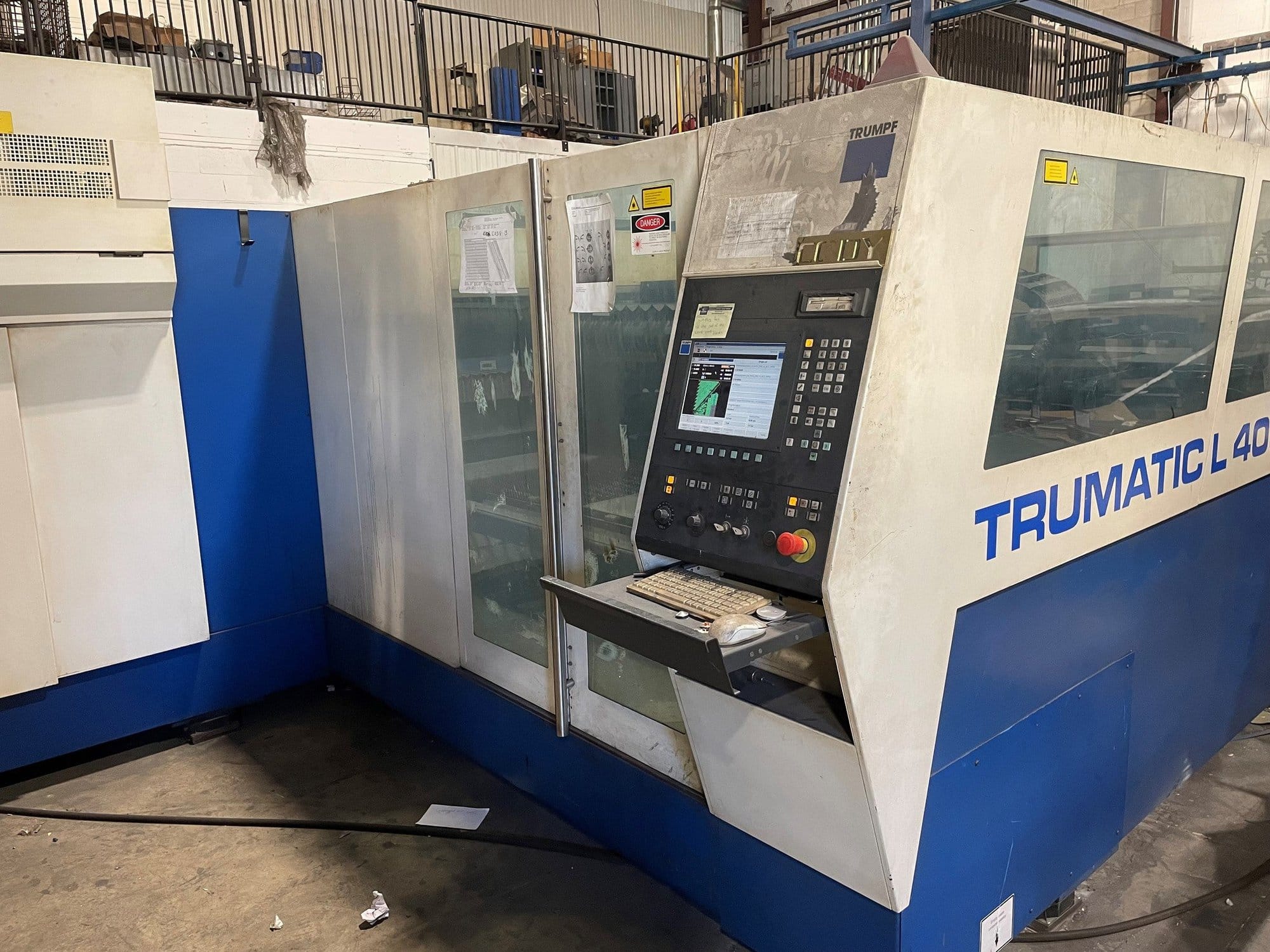6000 Watt Trumpf Trumatic L4050 CO2 Laser, 2006 - 6.5' x 13'