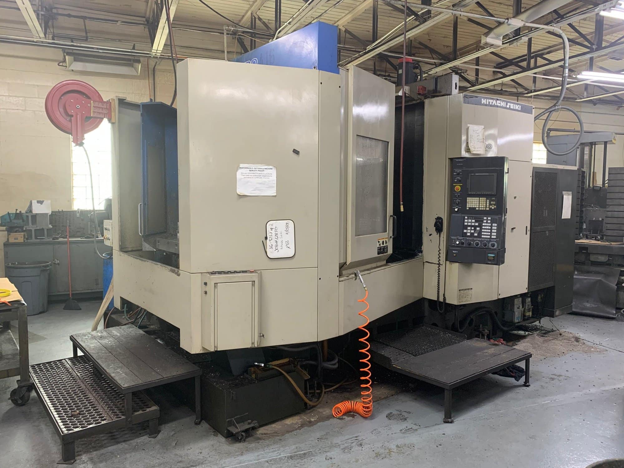 Hitachi Seiki HS630 Horizontal Machining Center, 2000 - 12,000 RPM, Through Spindle Coolant