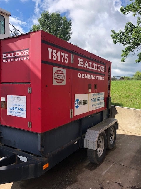 150 KW Baldor TS175 Generator, 2006 - On DOT Approved Trailer