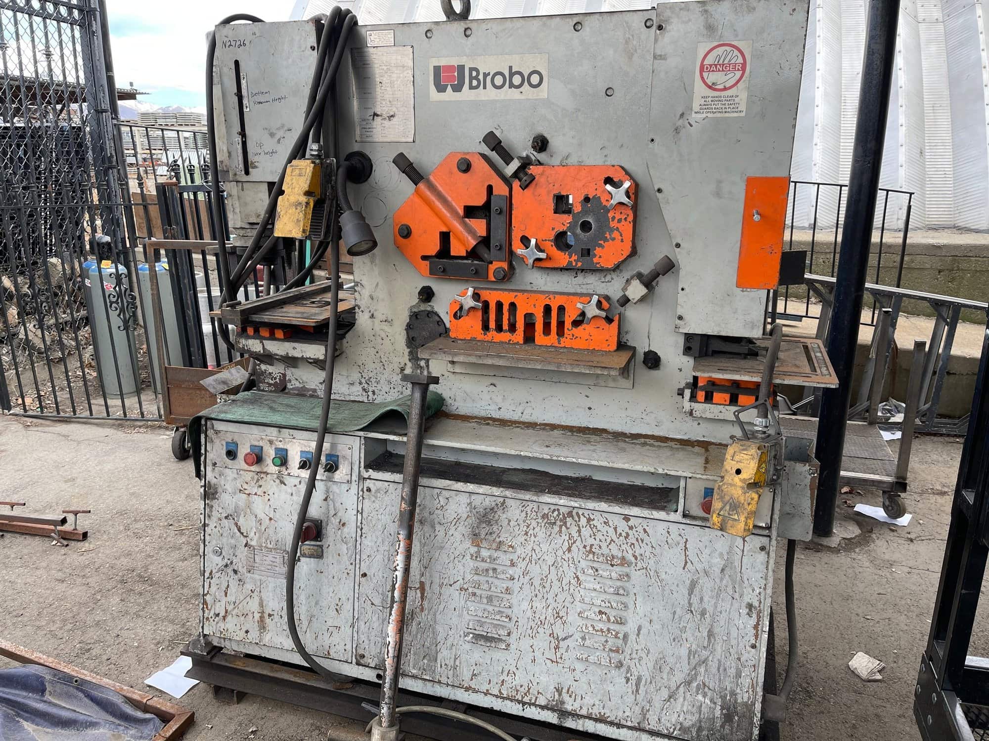 66 Ton Brobo Ironworker, Dual Cylinder