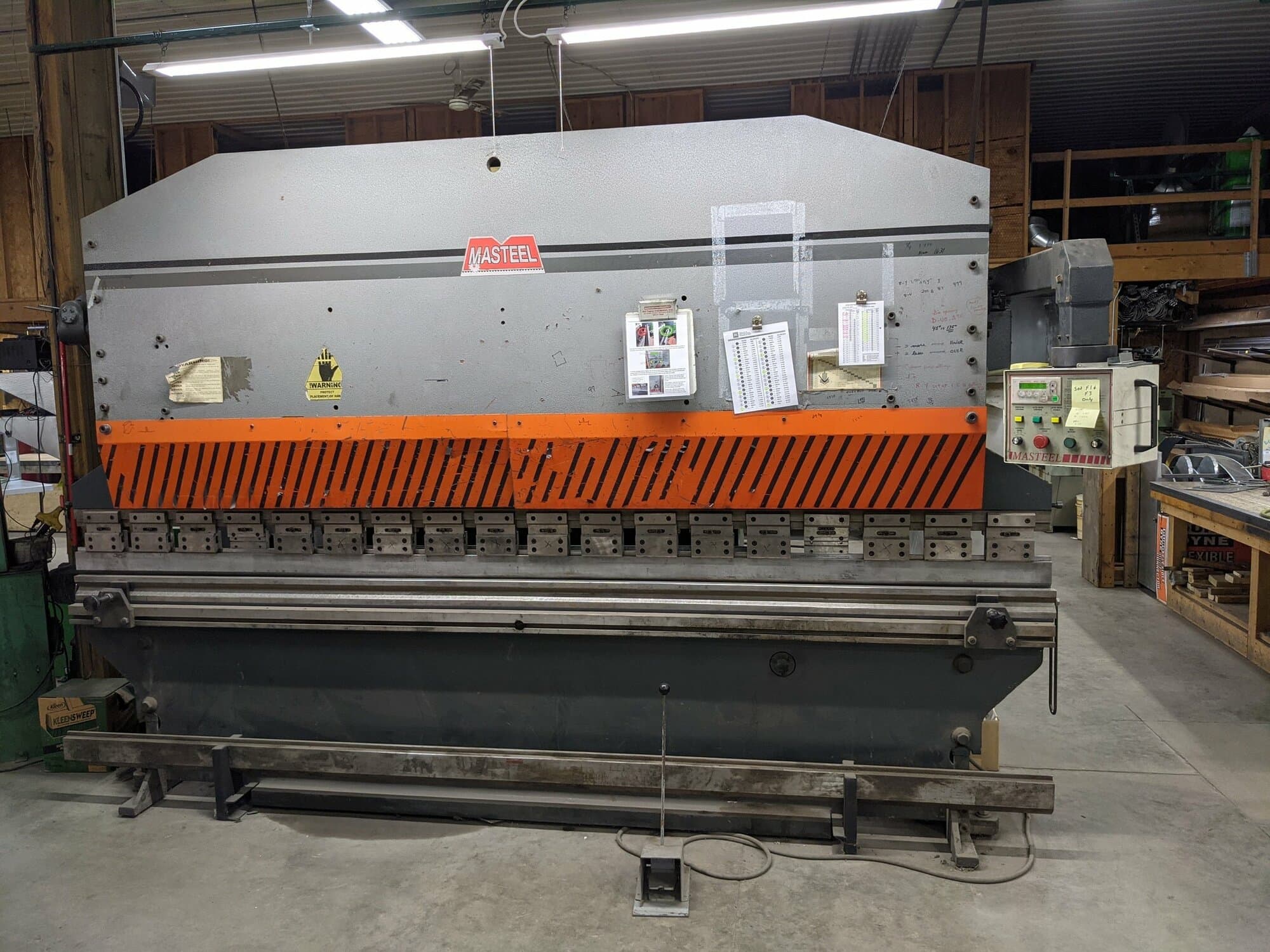 150 Ton x 12' Masteel MBH-12150 Press Brake, 2000