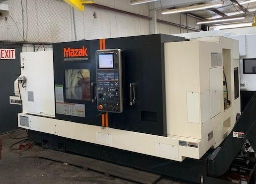 Mazak Quick Turn Nexus QTN 450 II / 1000U CNC Lathe, 2013 - Equipped with 3 Jaw Scroll rear chuck