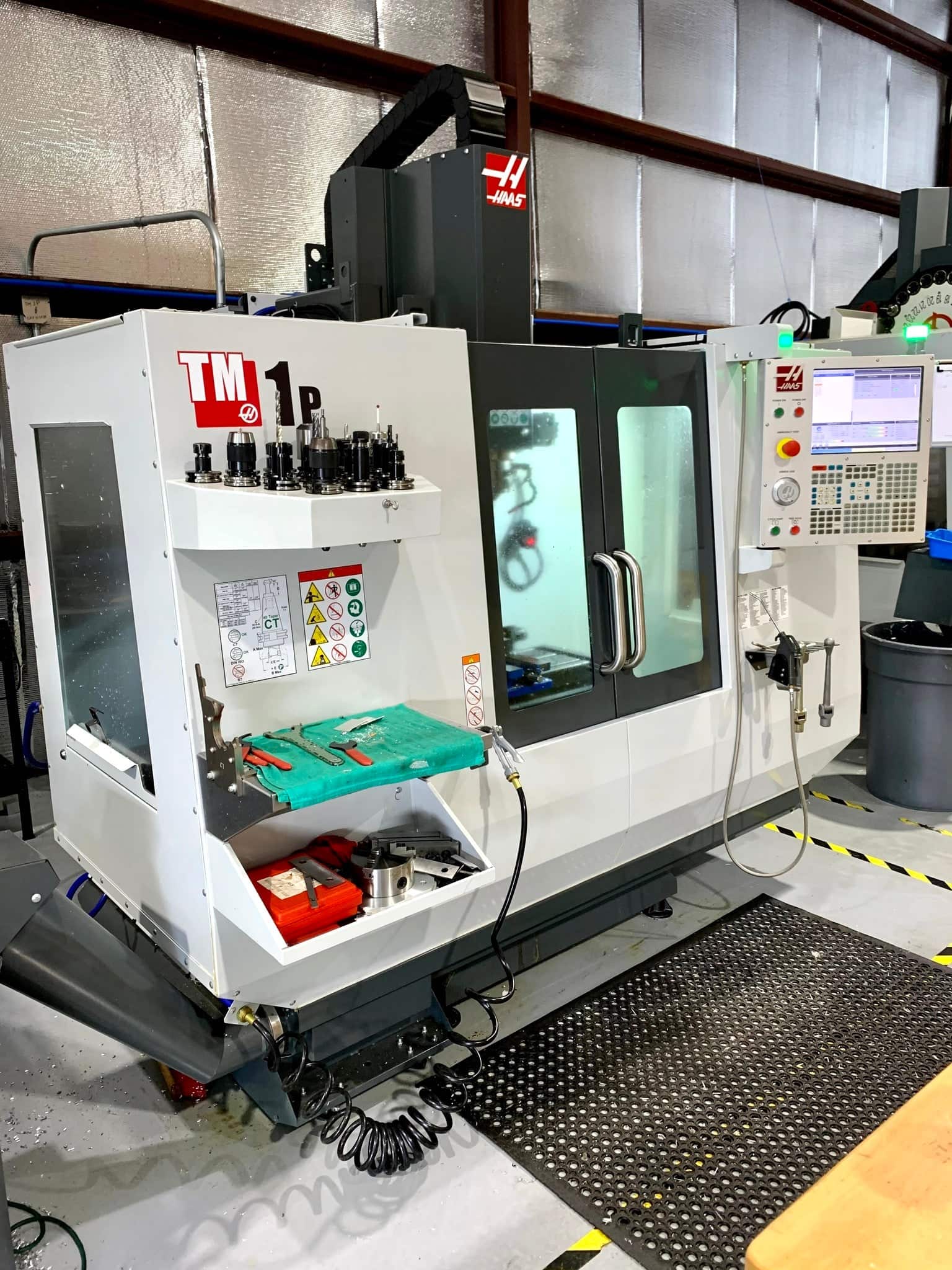 Haas TM-1P VMC, 2019 - Chip Auger, WIPS