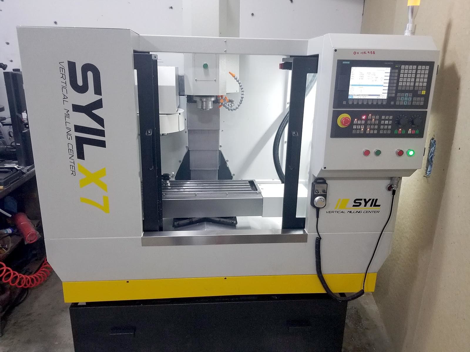 SYIL X7 Combo Vertical Machining Center, 2020- 12K Spindle, Tool Setter, Tooling, AC Converter