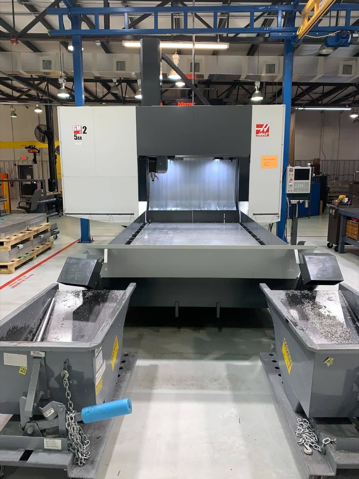 Haas GM-2-5AX CNC Gantry Mill, 2019 - 5 Axis, 20,000 RPM, WIPS