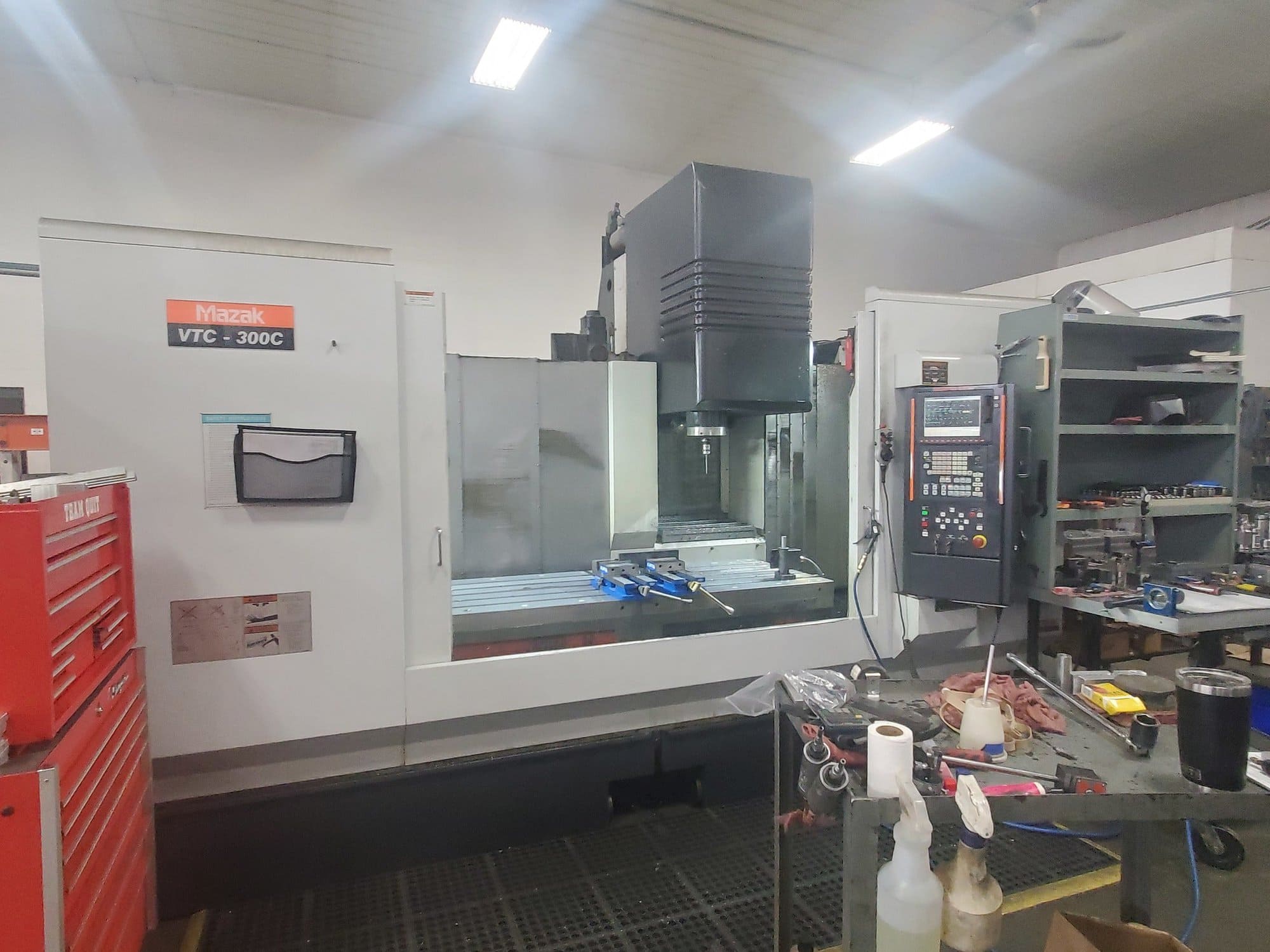 Mazak VTC 300C Vertical Machining Center, 2008 - Renishaw Probe