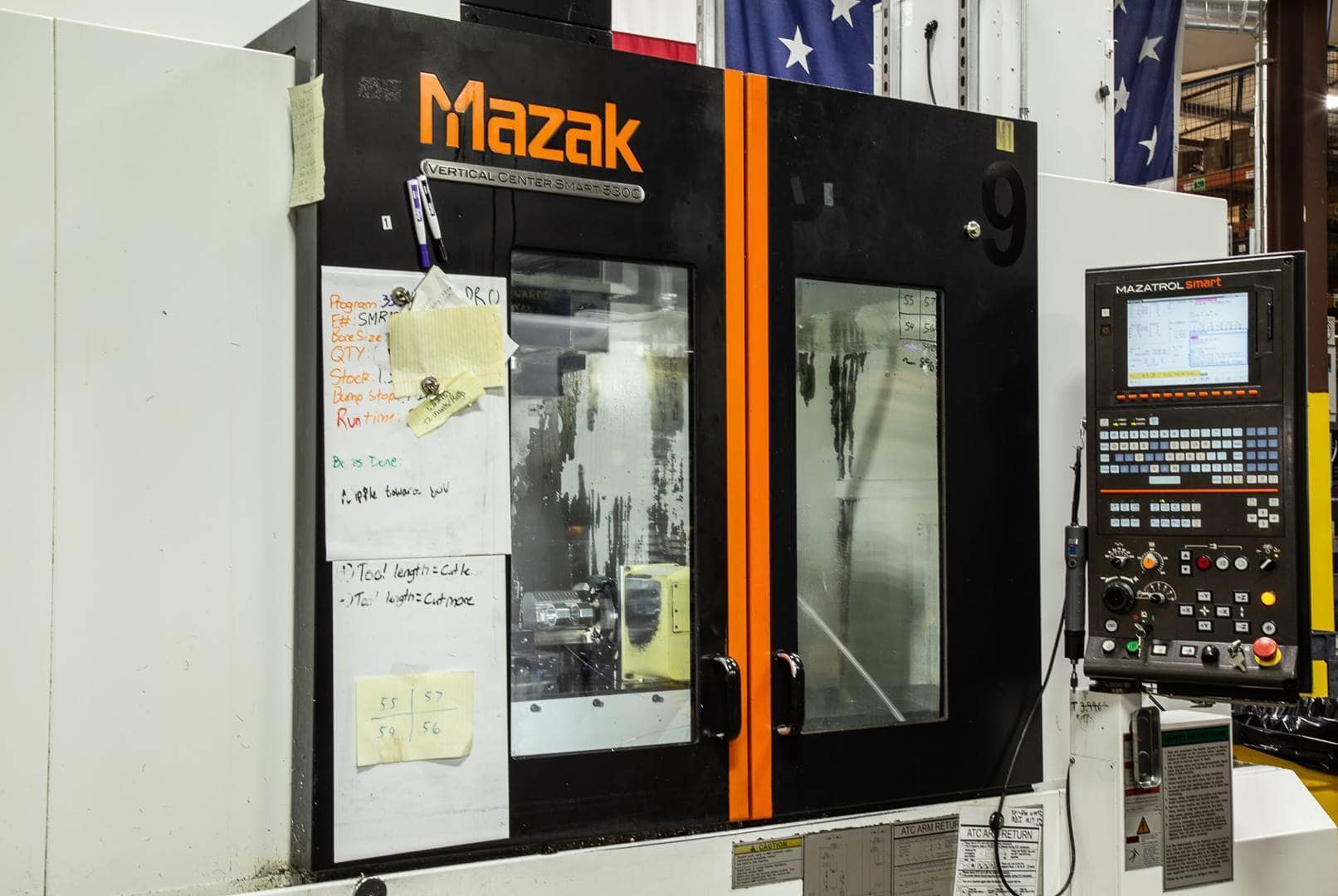 Mazak Vertical Center Smart 530C VMC, 2011 - TSC, Nikken 4th Axis, Video