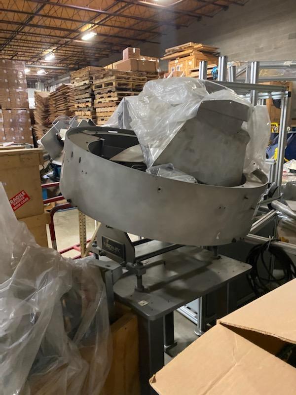 Vibromatic Rotary Vibratory Feeder 34" Diameter Stainless Steel