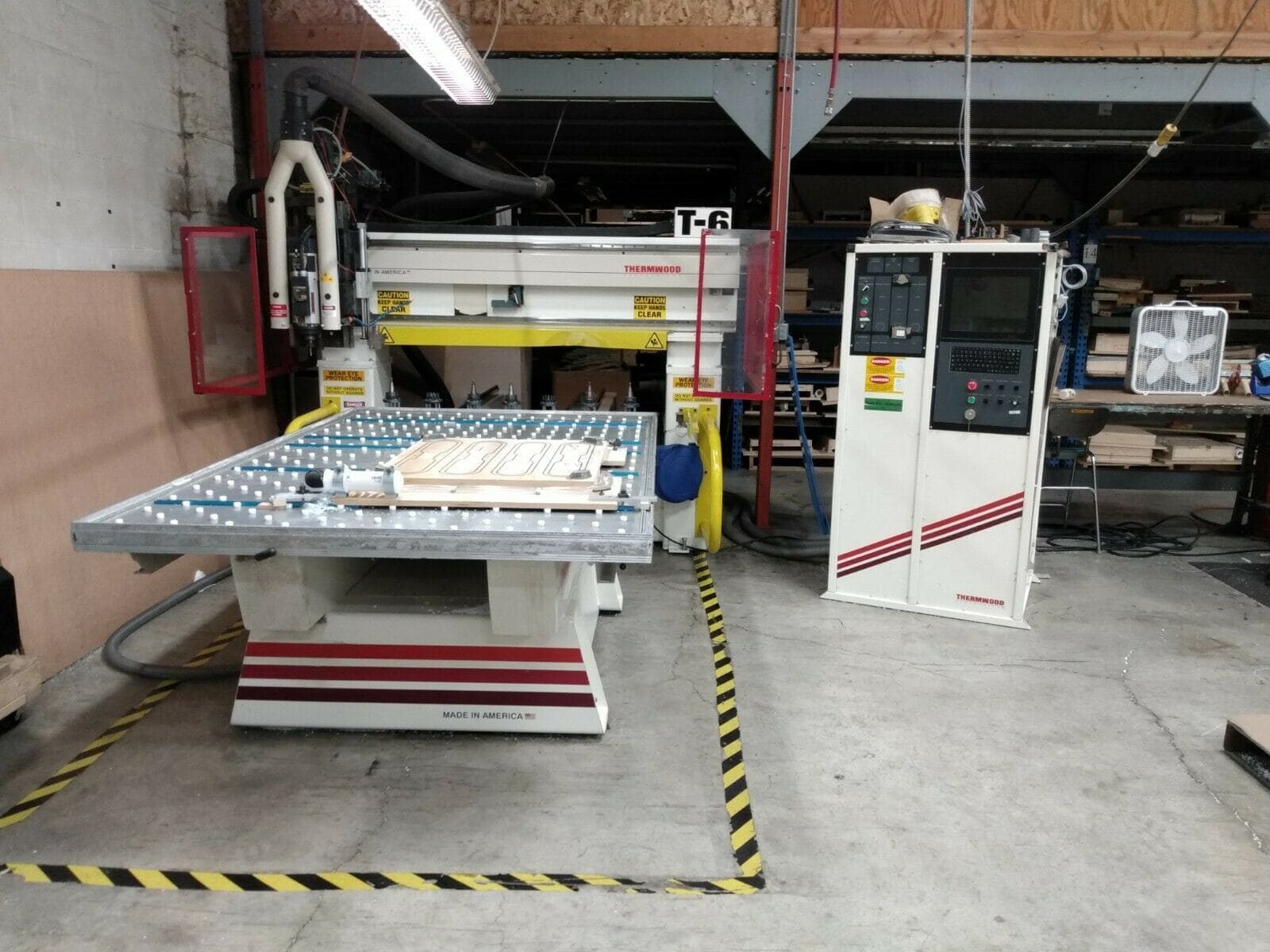 5' x 8' Thermwood Model 40 CNC Router, 2007 - 3 Axis, ATC