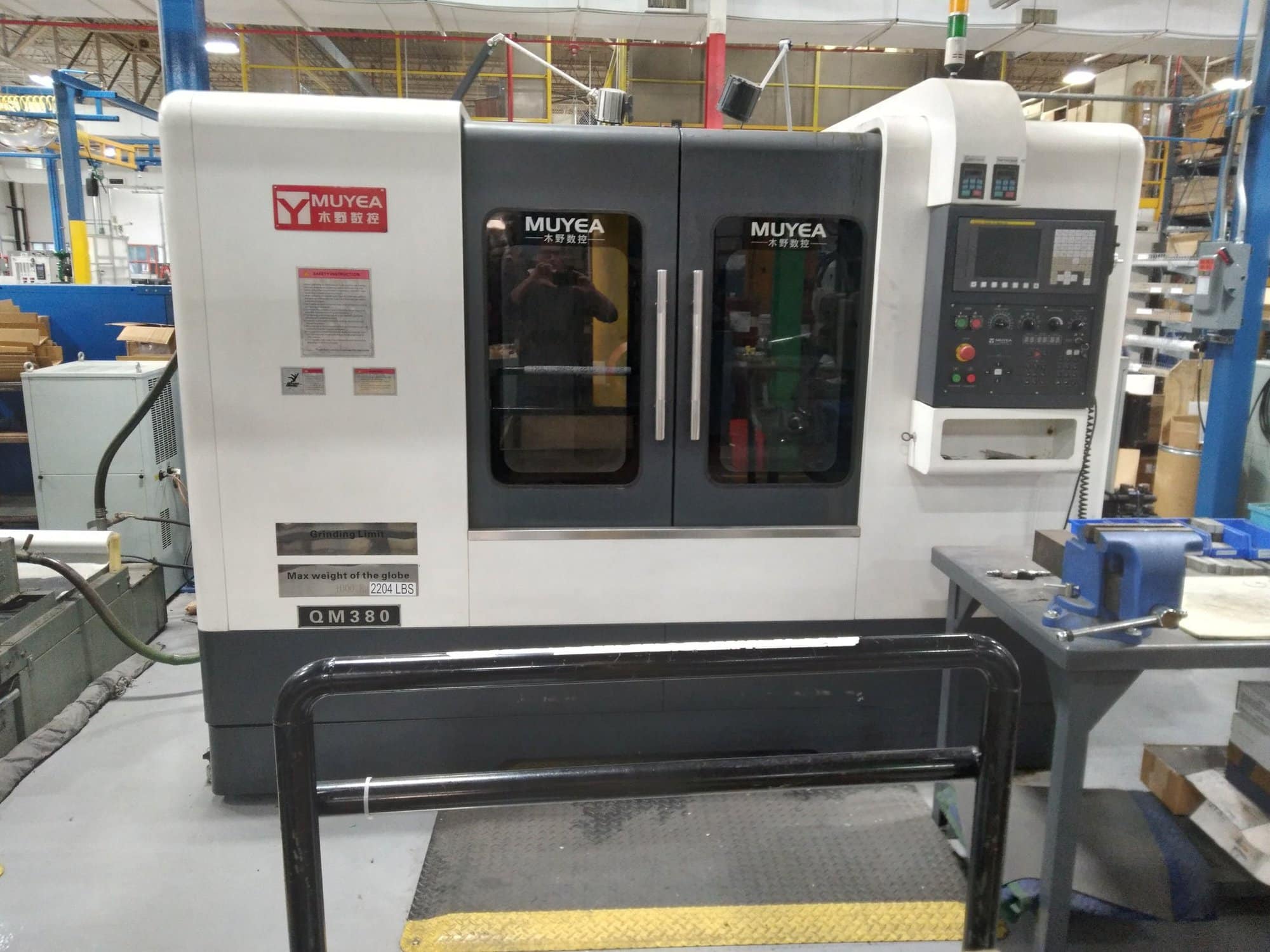 Muyea QM380 Ball Grinding Machine, 2015 - Fanuc Control, Voltage Stabilizer