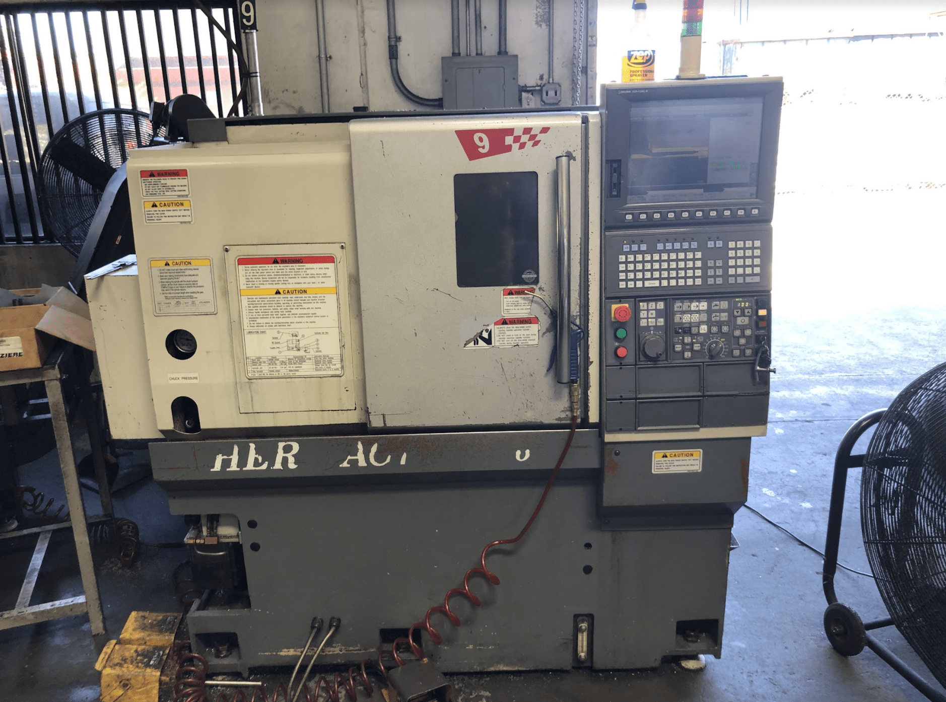 Okuma ES-L6II CNC Lathe, 2008 - Tailstock