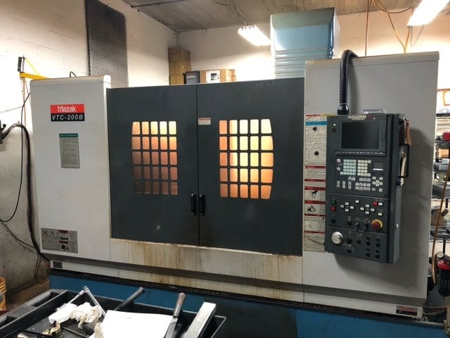 Mazak VTC-200B VMC, 2001- 10K Spindle, 24 Tool ATC, Under Power