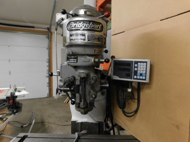 Bridgeport Series 1/J Head Manual Knee Mill W/ DRO Screen - Image 4