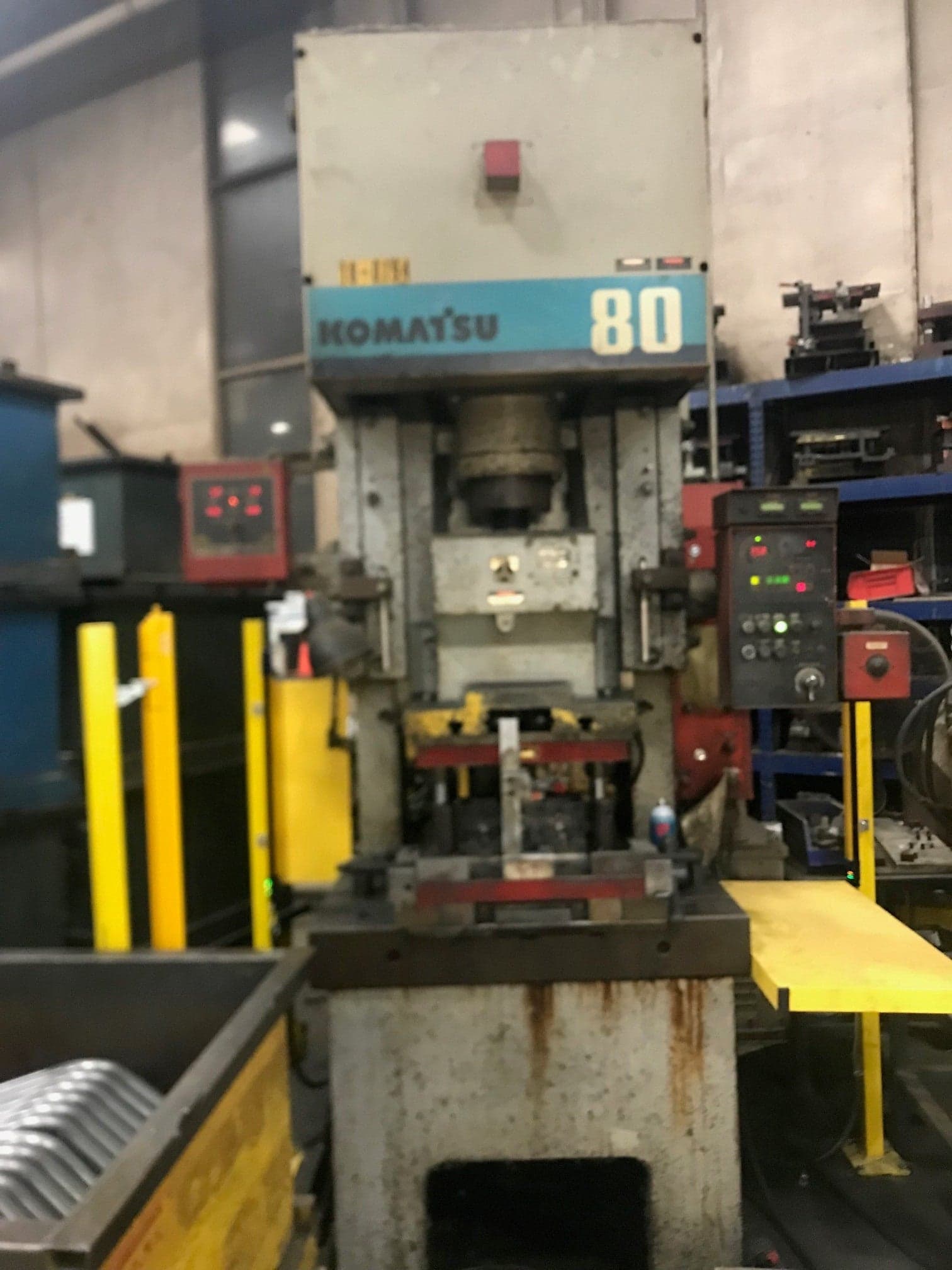 80 Ton Komatsu OBS80H-VS-3 Punch Press, 1995
