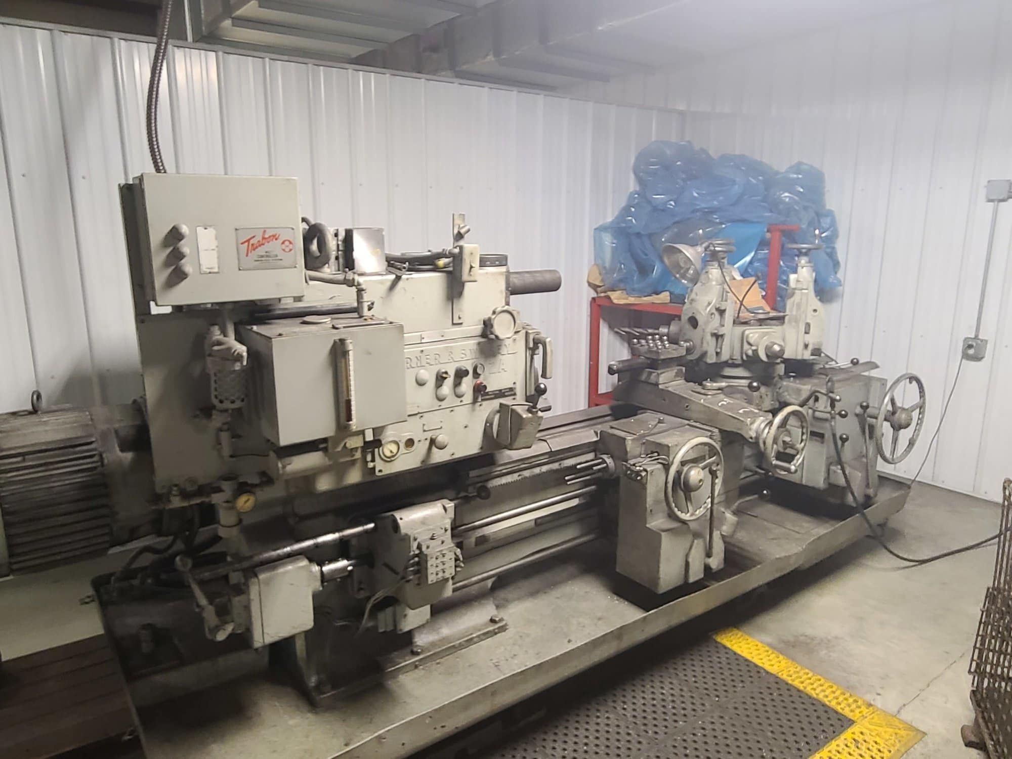 Warner & Swasey M3470 Saddle Type Turret Engine Lathe, 1980 - 21-1/2" Swing