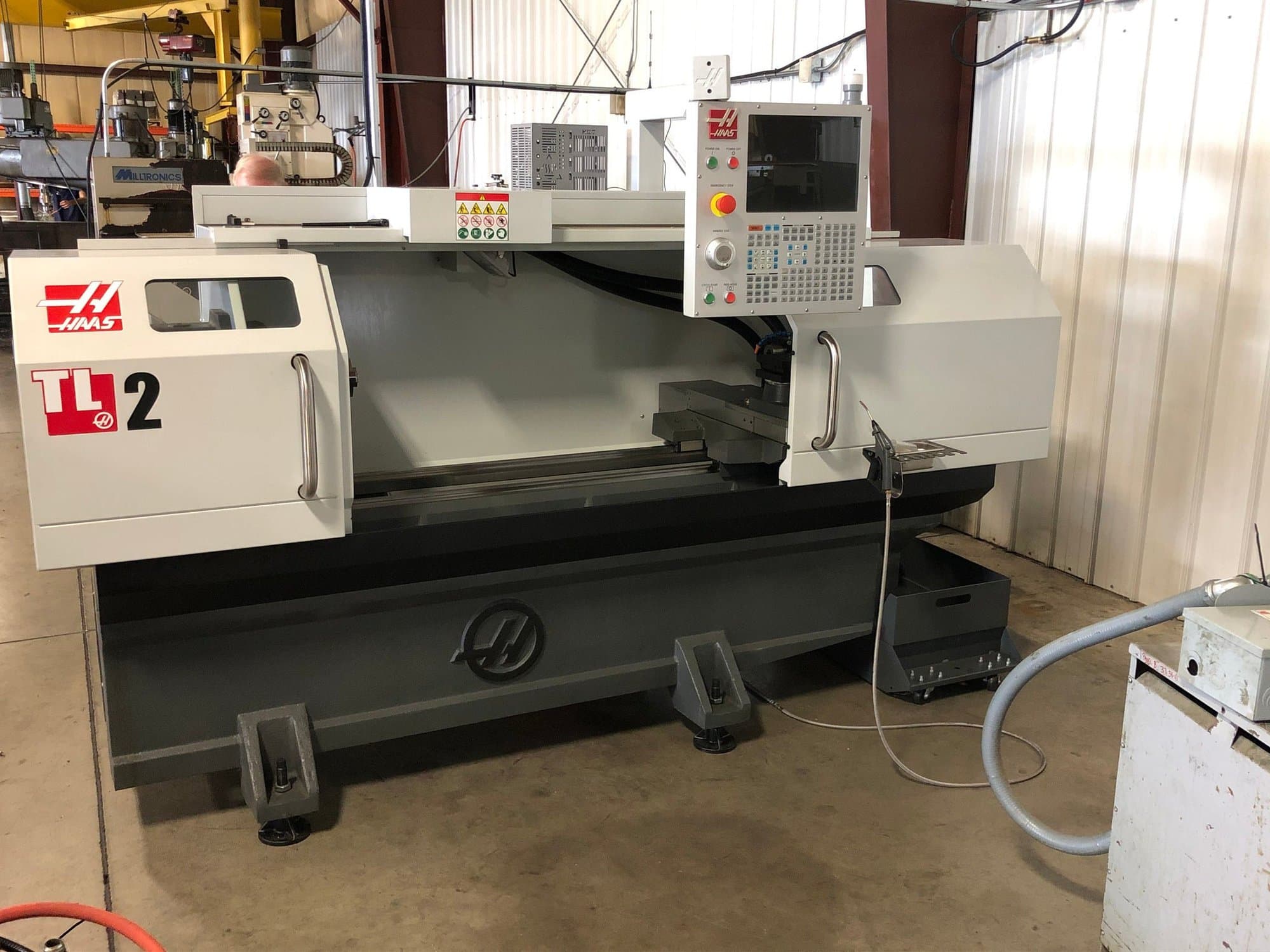 Haas TL-2 CNC Lathe, 2019- 4-Station Automatic Tool Turret, Tailstock