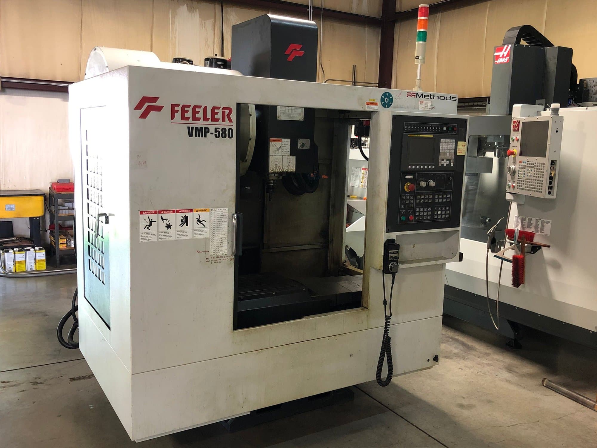 Feeler VMP-580 VMC, 2011 - 10,000 RPM, Fanuc Control, Under Power